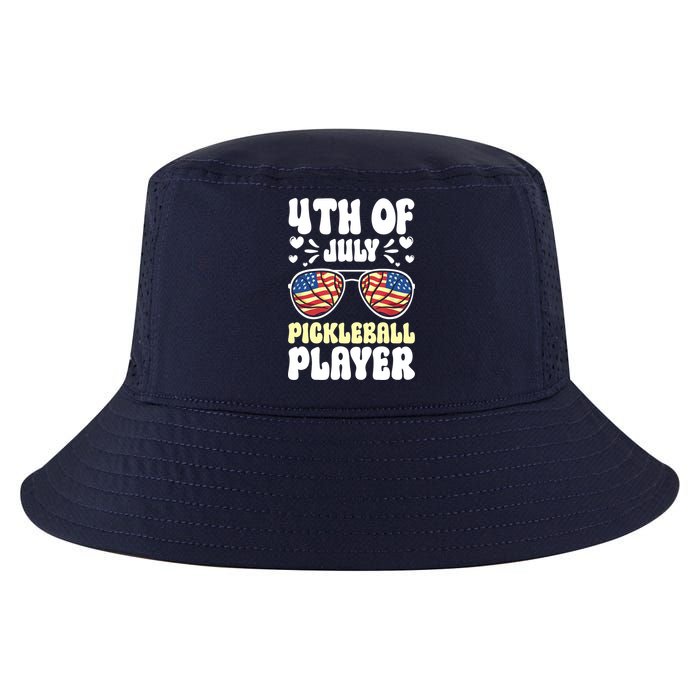 4th Of July Pickleball Player Cool Comfort Performance Bucket Hat