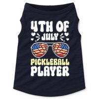 4th Of July Pickleball Player Doggie Tank