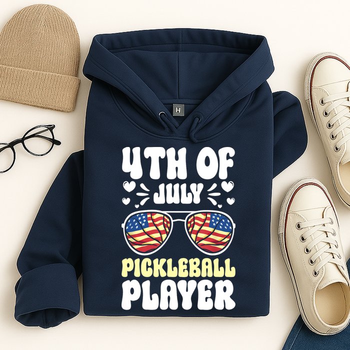 4th Of July Pickleball Player Hoodie