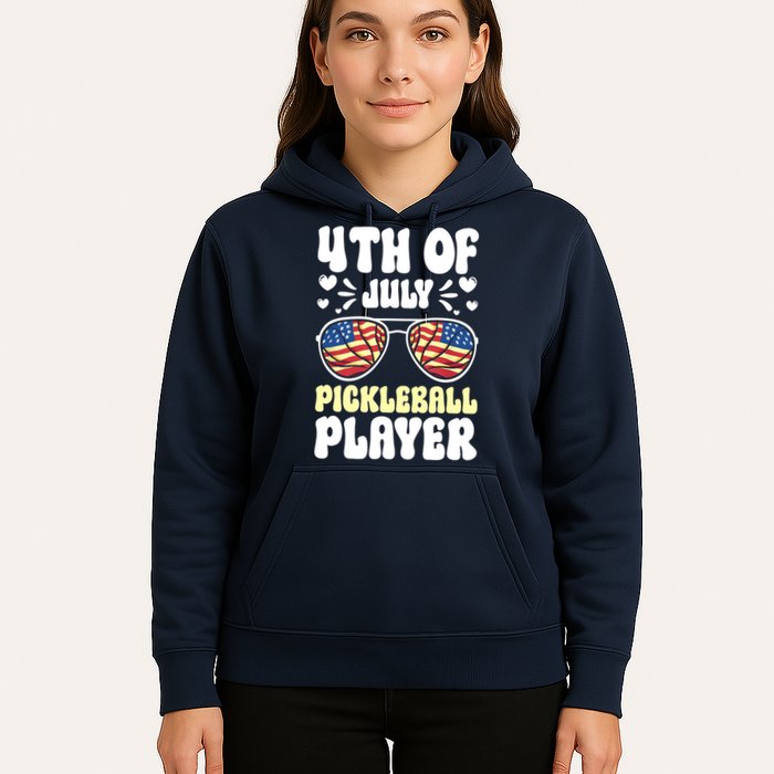 4th Of July Pickleball Player Hoodie