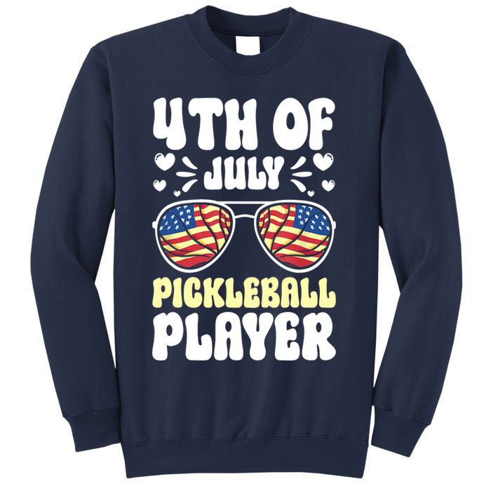 4th Of July Pickleball Player Sweatshirt