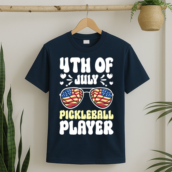 4th Of July Pickleball Player T-Shirt