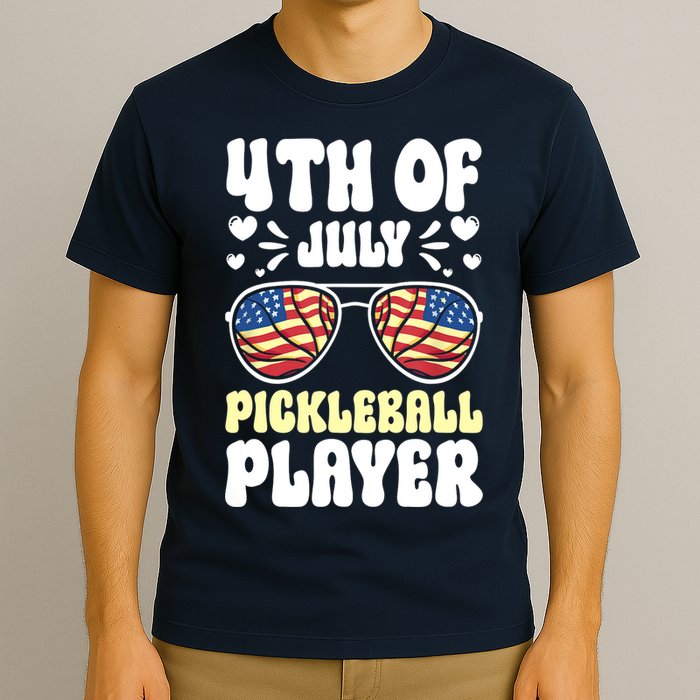 4th Of July Pickleball Player T-Shirt