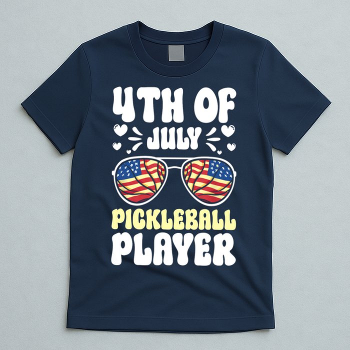 4th Of July Pickleball Player T-Shirt