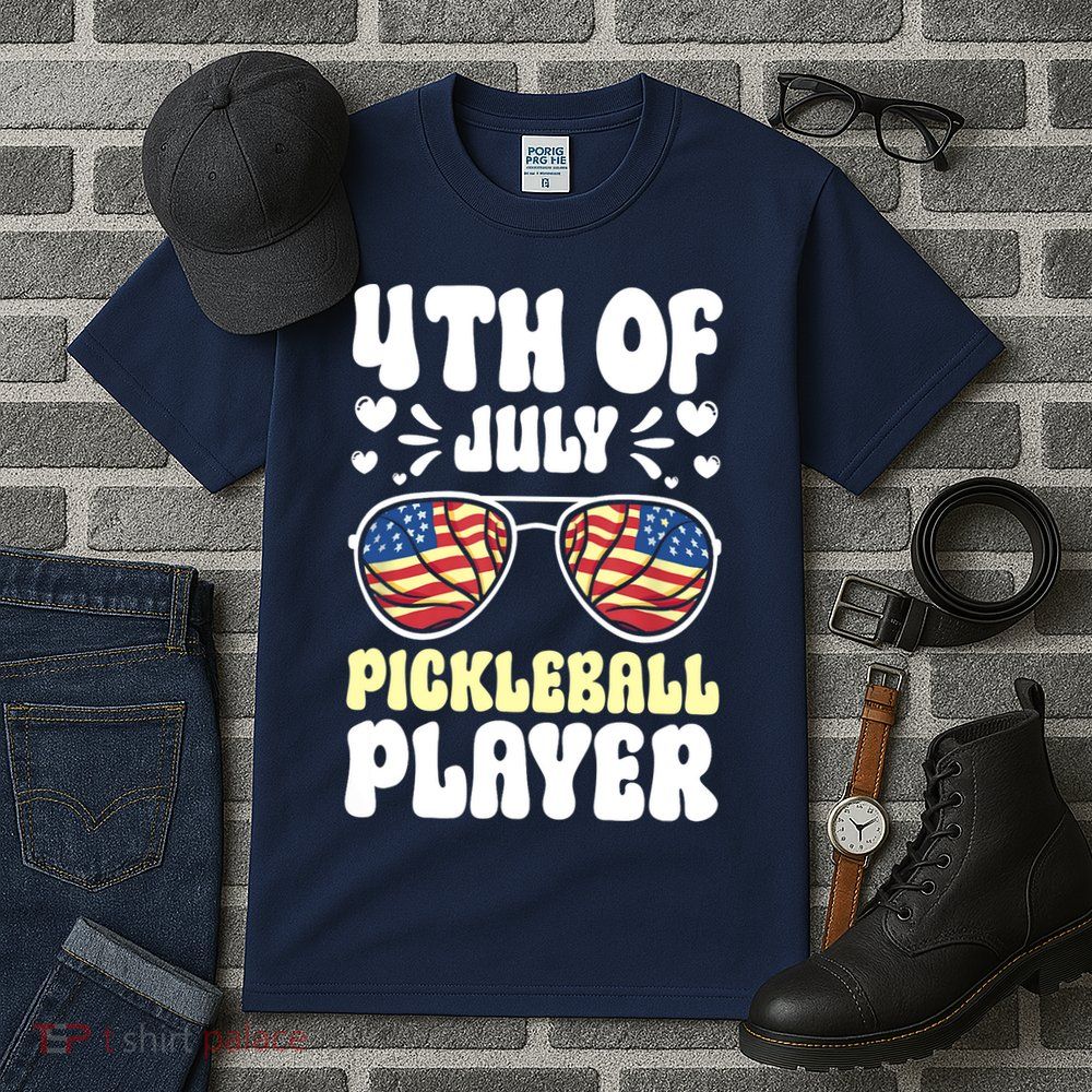 4th Of July Pickleball Player Tall T-Shirt