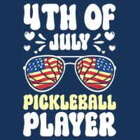 4th Of July Pickleball Player 16 in Basic Backpack