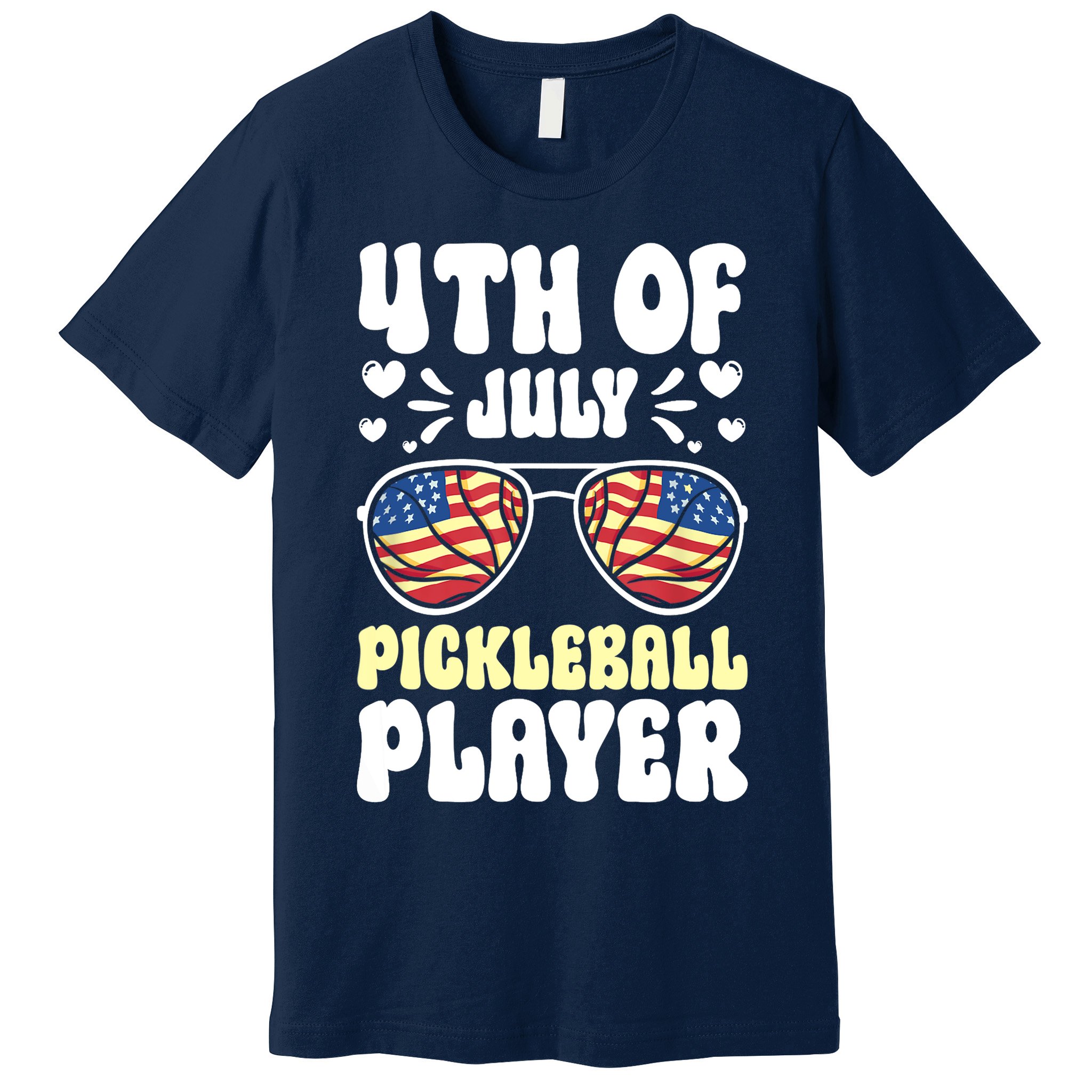 4th Of July Pickleball Player Premium T-Shirt