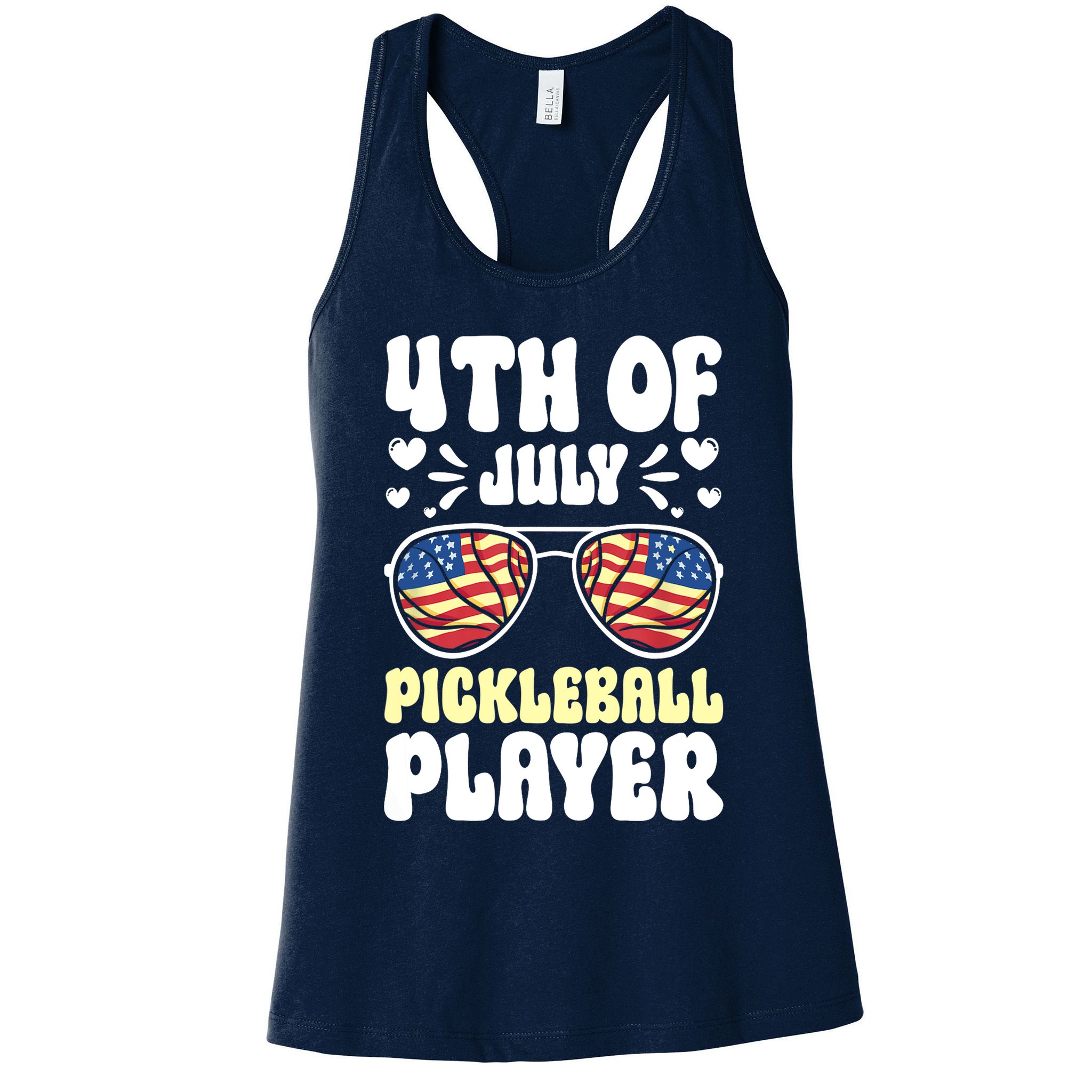 4th Of July Pickleball Player Womens Tank Top