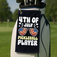 4th Of July Pickleball Player Golf Towel