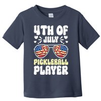 4th Of July Pickleball Player Toddler T-Shirt