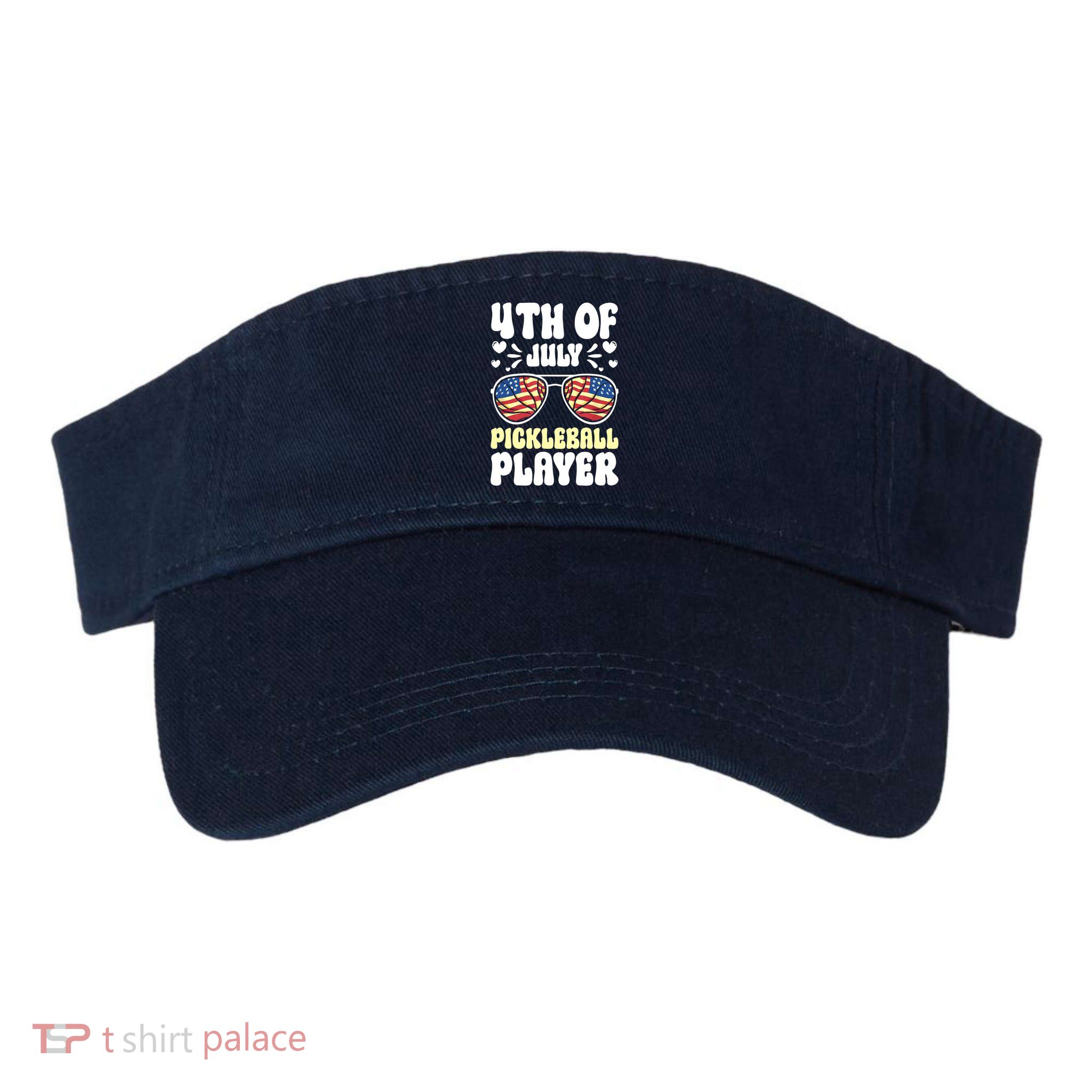 4th Of July Pickleball Player Visor