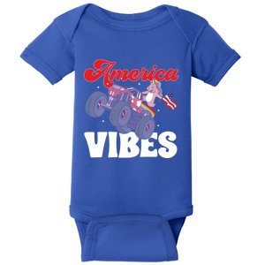 4th Of July America Vibes Gift Baby Bodysuit