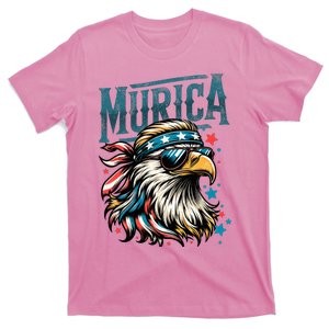 4th Of July Patriotic Funny Eagle July 4th Usa Murica T-Shirt