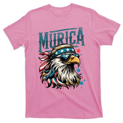 4th Of July Patriotic Funny Eagle July 4th Usa Murica T-Shirt