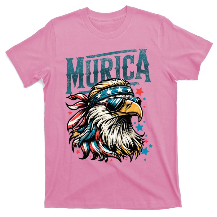 4th Of July Patriotic Funny Eagle July 4th Usa Murica T-Shirt