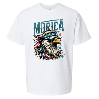 4th Of July Patriotic Funny Eagle July 4th Usa Murica Sueded Cloud Jersey T-Shirt