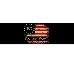 4th Of July We The People 1776 Usa Flag Bumper Sticker