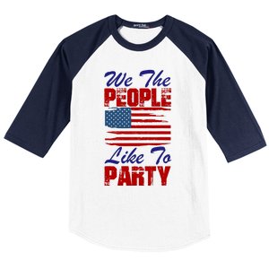 4th of July for Patriotic American Baseball Sleeve Shirt