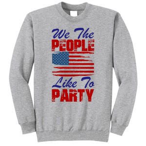 4th of July for Patriotic American Tall Sweatshirt