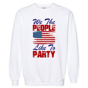 4th of July for Patriotic American Garment-Dyed Sweatshirt