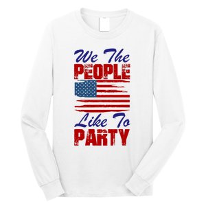 4th of July for Patriotic American Long Sleeve Shirt