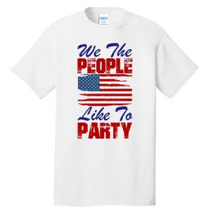 4th of July for Patriotic American Tall T-Shirt