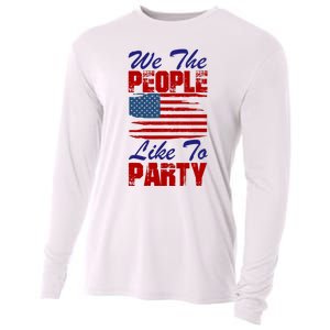 4th of July for Patriotic American Cooling Performance Long Sleeve Crew