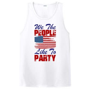 4th of July for Patriotic American PosiCharge Competitor Tank