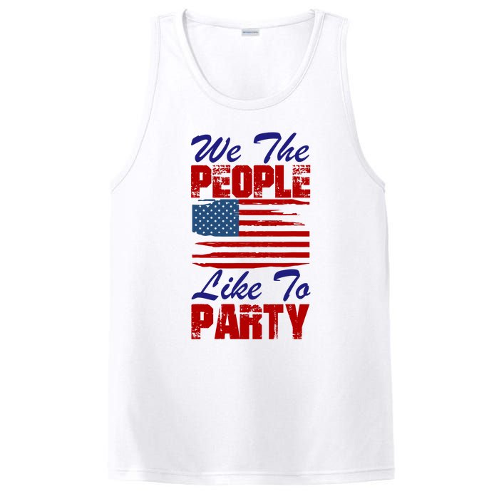 4th of July for Patriotic American PosiCharge Competitor Tank