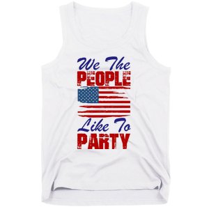 4th of July for Patriotic American Tank Top