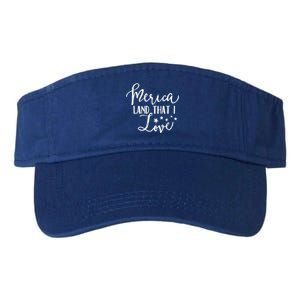 4th Of July Gift Merica Land That I Love Funny Gift Valucap Bio-Washed Visor