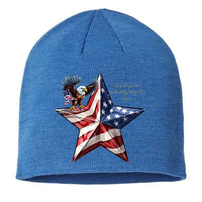 4th Of July Biden Meaningful Gift Sustainable Beanie