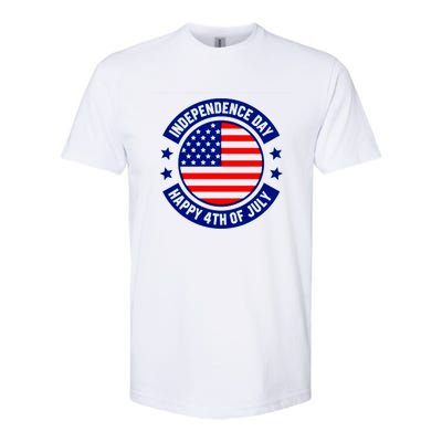 4th Of July Design Softstyle® CVC T-Shirt