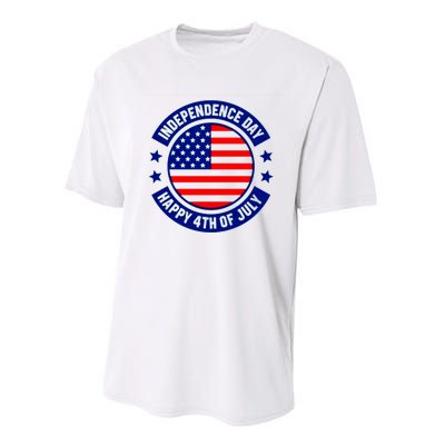 4th Of July Design Performance Sprint T-Shirt