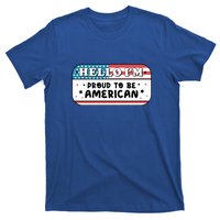 4th Of July Retro Hello Im Proud To Be American Gift T-Shirt