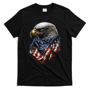 4th Of July Bald Eagle American US Flag Country 4th Of July T-Shirt