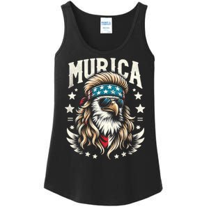 4th Of July Bald Eagle Mullet Murica Usa Usa Merica Ladies Essential Tank