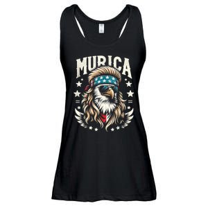 4th Of July Bald Eagle Mullet Murica Usa Usa Merica Ladies Essential Flowy Tank