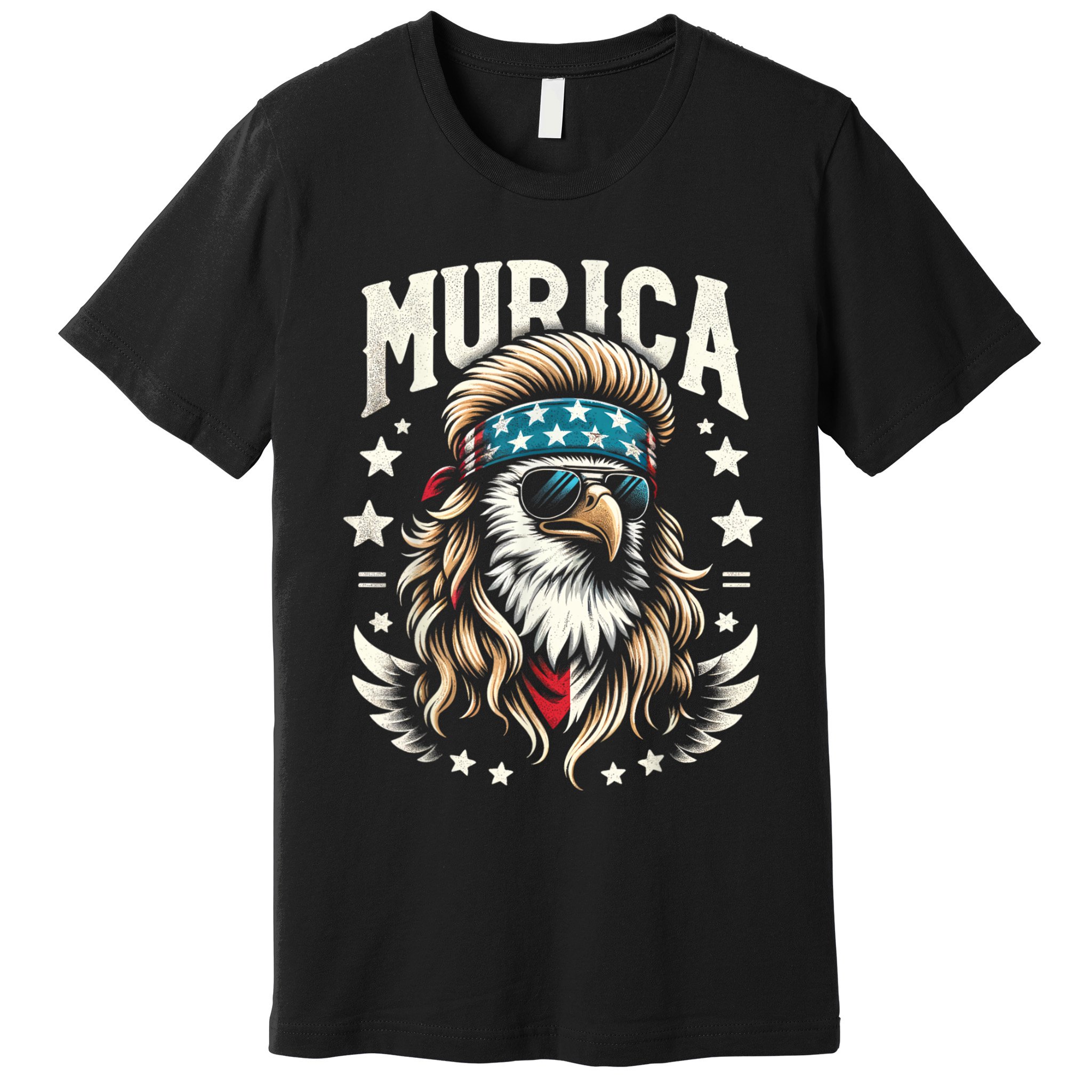 4th Of July Bald Eagle Mullet Murica Usa Usa Merica Premium T-Shirt