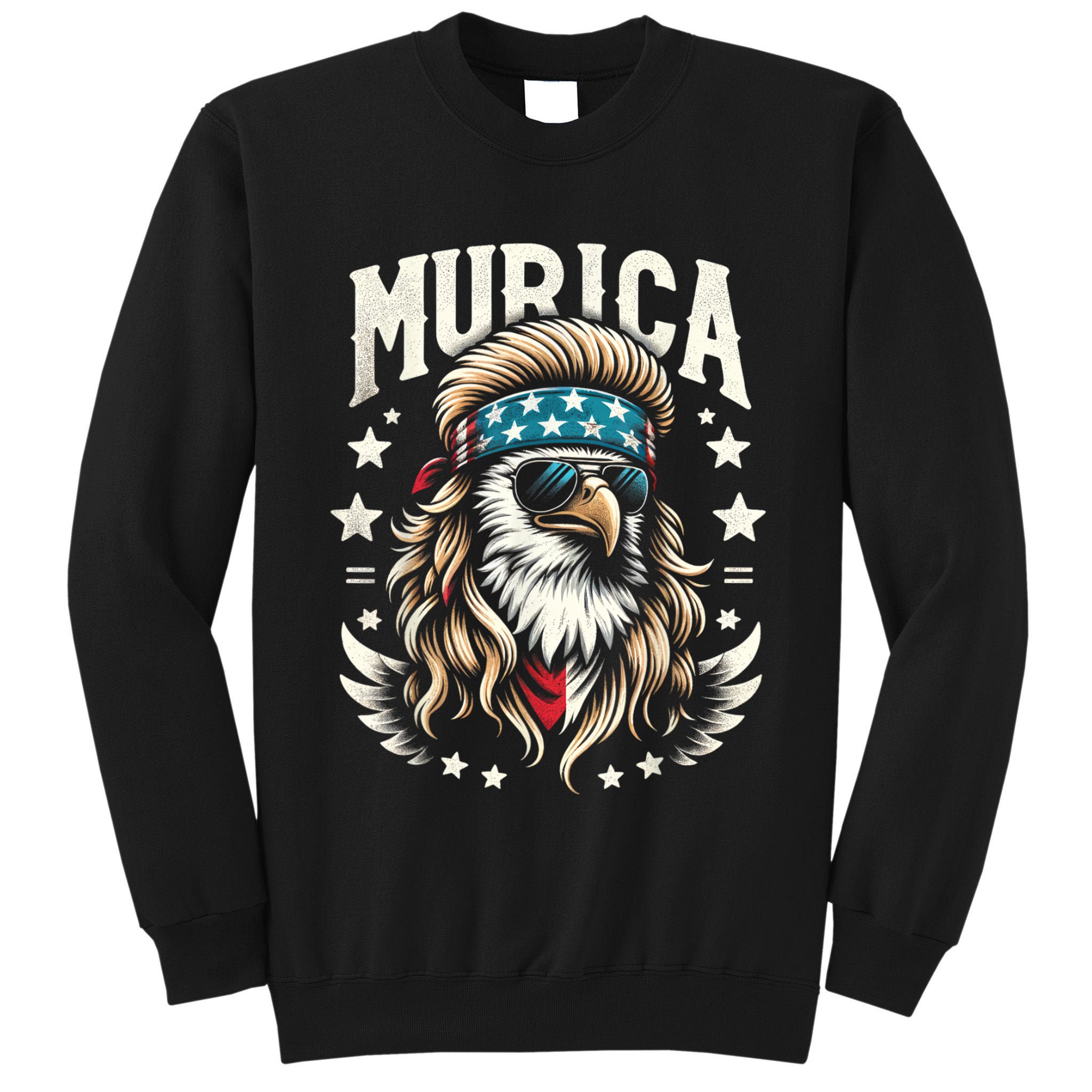 4th Of July Bald Eagle Mullet Murica Usa Usa Merica Tall Sweatshirt