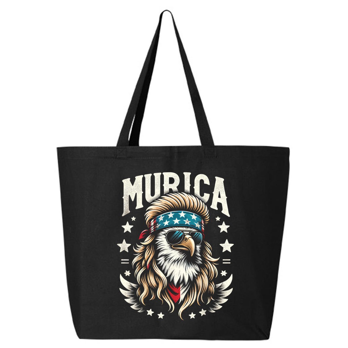 4th Of July Bald Eagle Mullet Murica Usa Usa Merica 25L Jumbo Tote