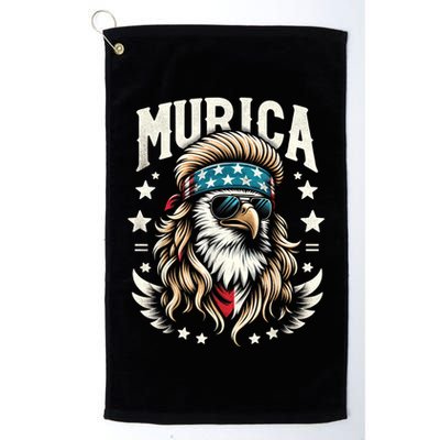 4th Of July Bald Eagle Mullet Murica Usa Usa Merica Golf Towel
