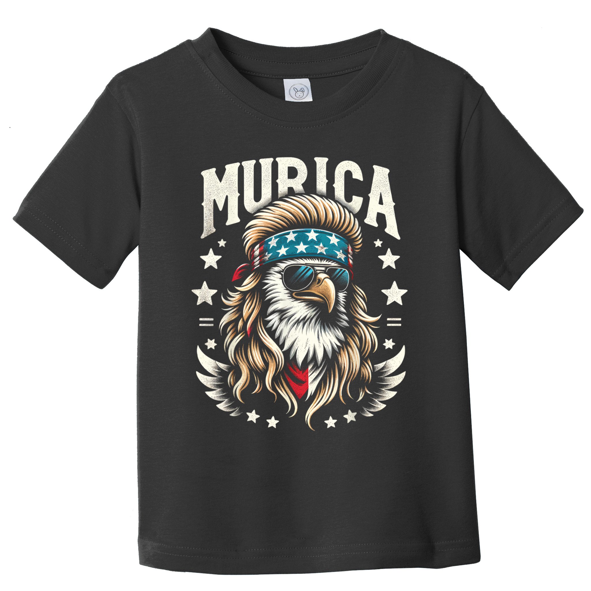 4th Of July Bald Eagle Mullet Murica Usa Usa Merica Toddler T-Shirt