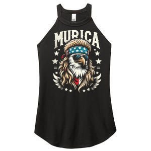 4th Of July Bald Eagle Mullet Murica Usa Usa Merica Women's Perfect Tri Rocker Tank