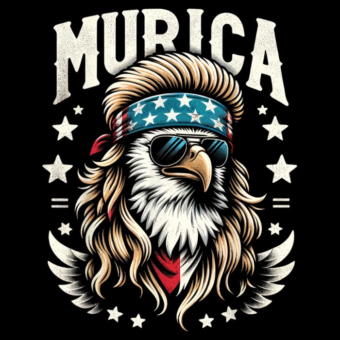 4th Of July Bald Eagle Mullet Murica Usa Usa Merica Wool Snapback Cap