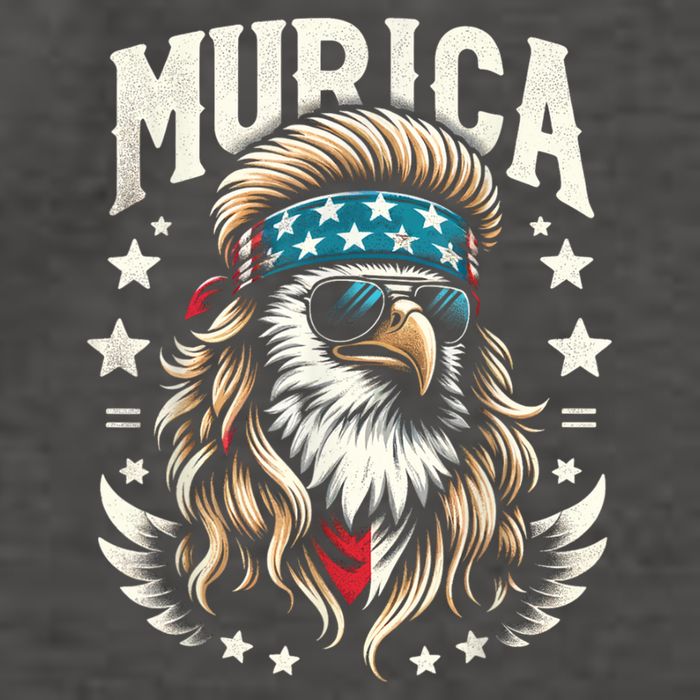 4th Of July Bald Eagle Mullet Murica Usa Usa Merica Vector Backpack