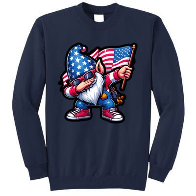 4th Of July Patriotic Gnomes Funny American Usa Tall Sweatshirt