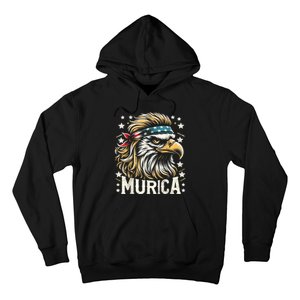 4th Of July Bald Eagle Mullet Murica Usa Usa Merica Hoodie