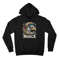 4th Of July Bald Eagle Mullet Murica Usa Usa Merica Hoodie