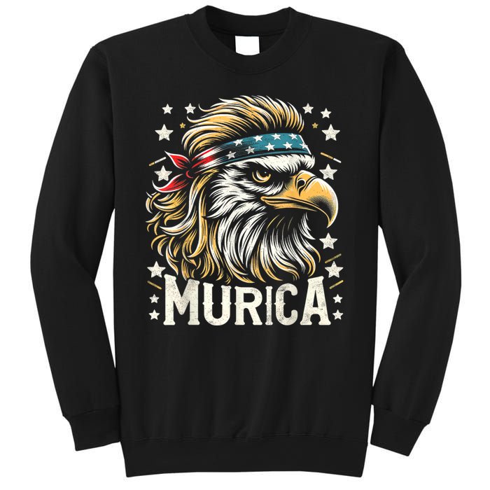 4th Of July Bald Eagle Mullet Murica Usa Usa Merica Sweatshirt